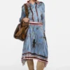 Long pleated skirt