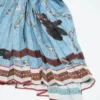 Long pleated skirt
