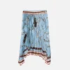 Long pleated skirt