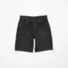 Loose fit denim shorts