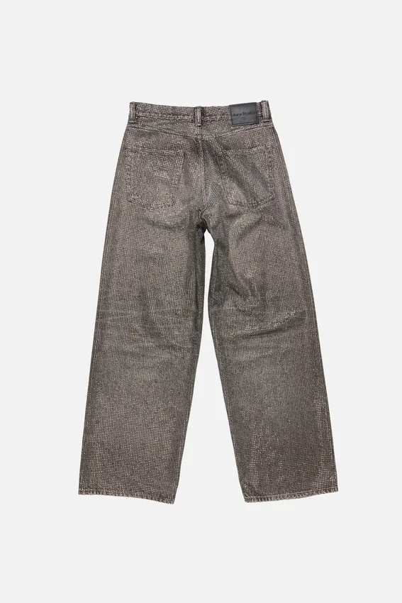 Loose rhinestone jeans – 1981
