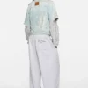 Mended denim jacket