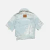 Mended denim jacket