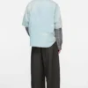 Mended denim shirt