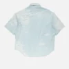 Mended denim shirt