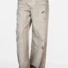 Mended denim trousers - Regular fit