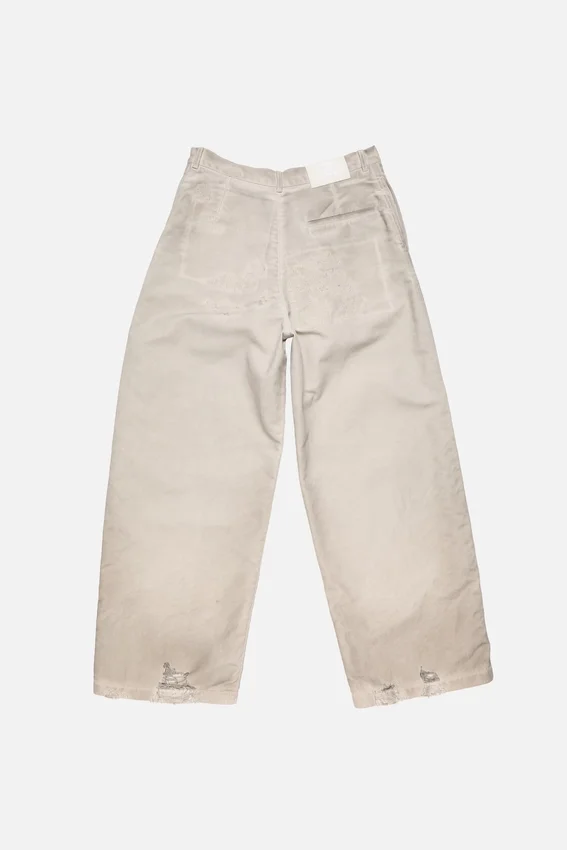 Mended denim trousers - Regular fit