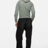 Mended fleece hoodie