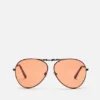 Metal aviator sunglasses