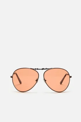 Metal aviator sunglasses