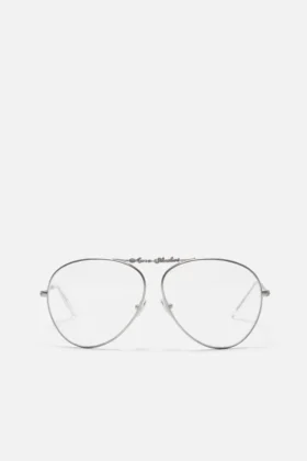 Metal aviator sunglasses