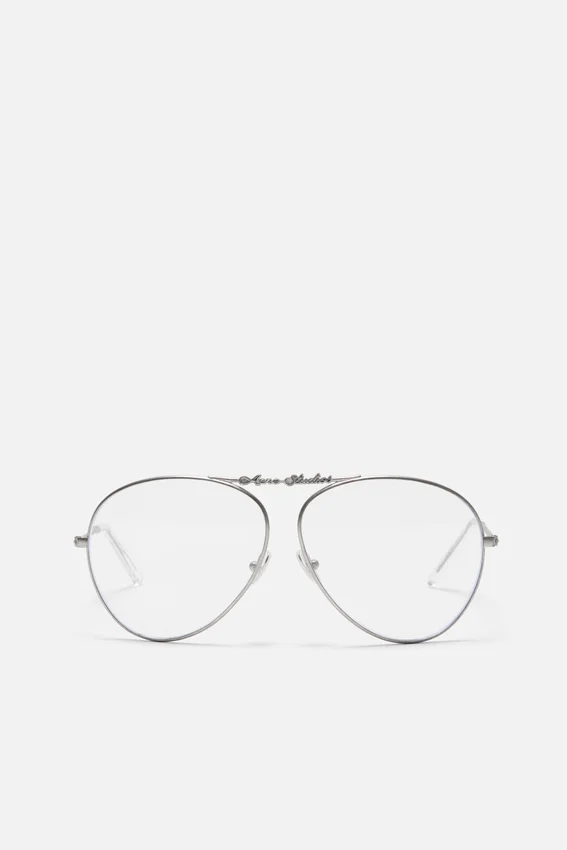 Metal aviator sunglasses