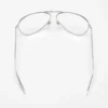 Metal aviator sunglasses