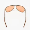 Metal aviator sunglasses