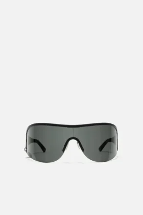 Metal shield sunglasses