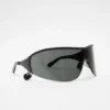 Metal shield sunglasses