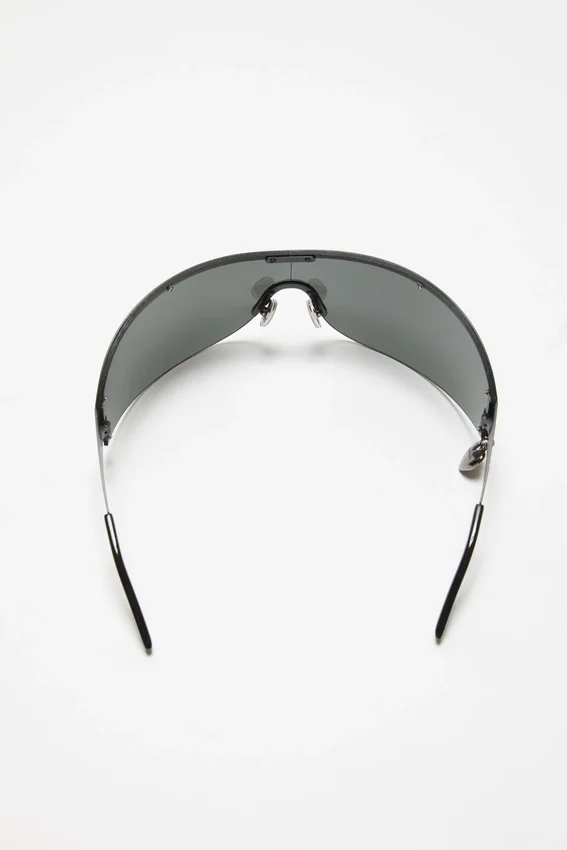 Metal shield sunglasses
