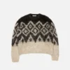 Metallic knit sweater