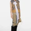 Metallic knit vest