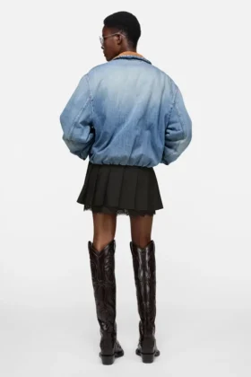 Mini pleated skirt