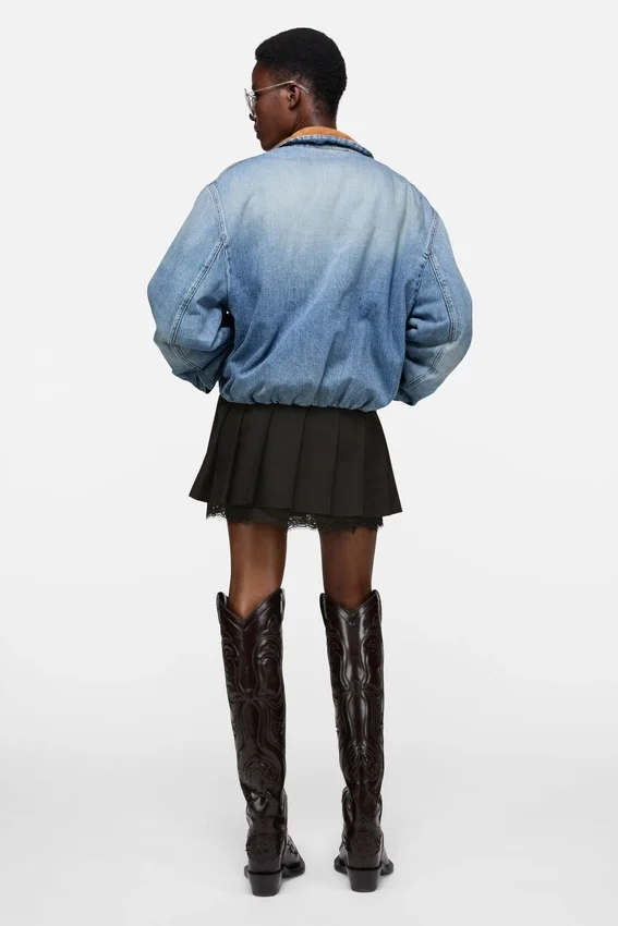 Mini pleated skirt