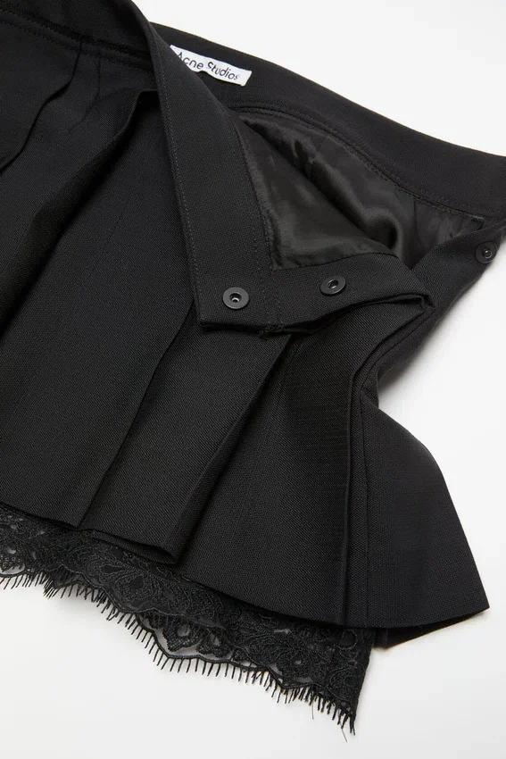 Mini pleated skirt