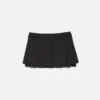 Mini pleated skirt