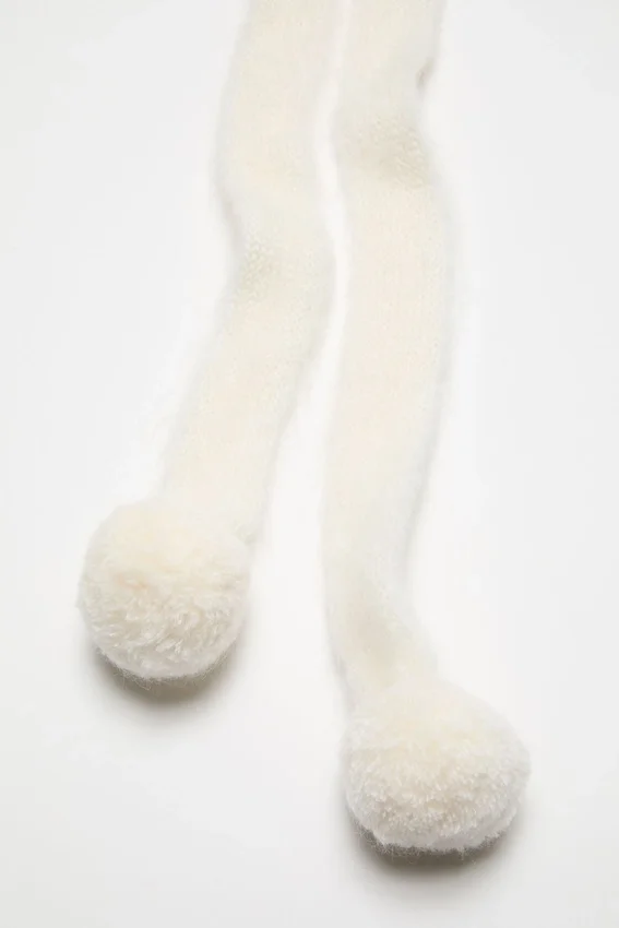 Mohair cap with earflaps