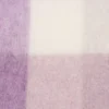 Mohair checked scarf
