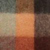 Mohair checked scarf