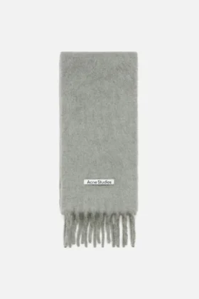 Mohair logo scarf