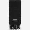 Mohair logo scarf
