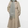 Mohair logo scarf