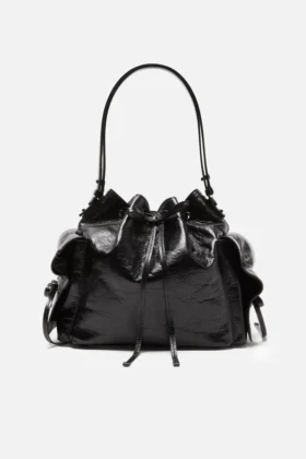Multipocket bucket bag
