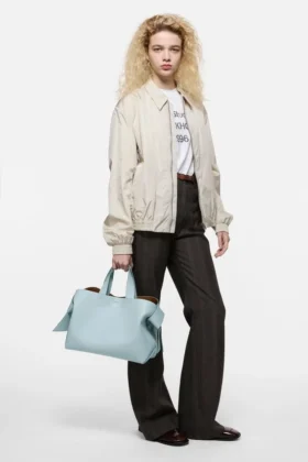Musubi leather tote