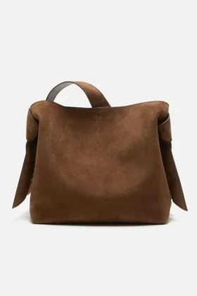 Musubi suede midi bag