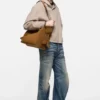 Musubi suede midi bag