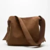 Musubi suede midi bag