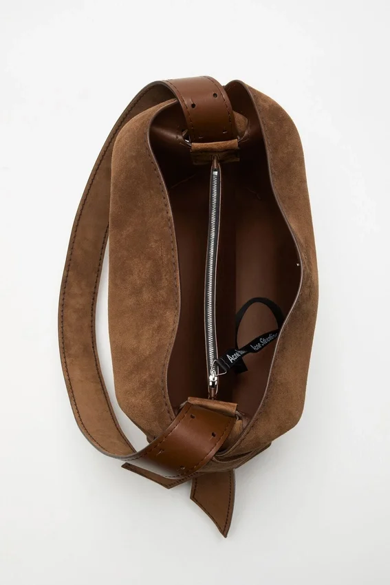 Musubi suede midi bag
