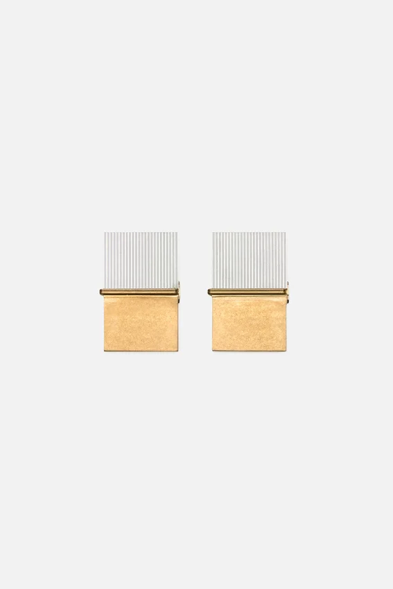 Notepad earrings