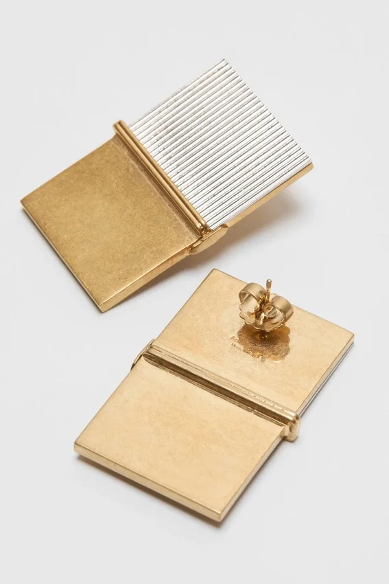 Notepad earrings