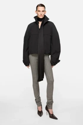 Nylon logo jacket