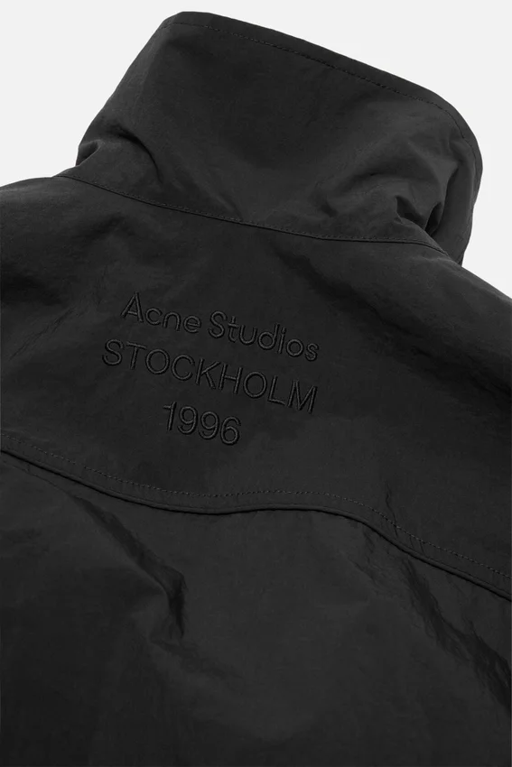 Nylon logo jacket