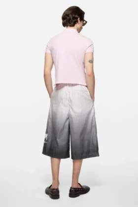 Oversized logo shorts