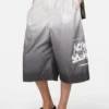 Oversized logo shorts