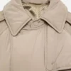 Padded trench coat