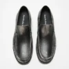 Painted leather loafers