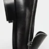 Painted leather loafers