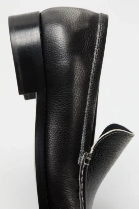 Painted leather loafers