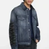Patchwork denim jacket